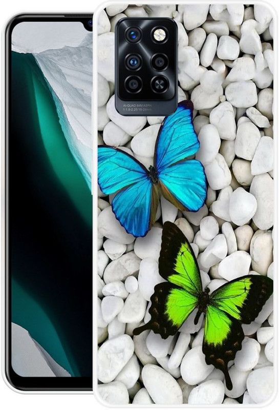 vaidik Back Cover for Infinix Note 10 Pro  (Multicolor, Dual Protection, Silicon, Pack of: 1)