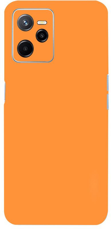 BUGGU Orange Matte Mobile Back Skin, Orange Matte, Realme Narzo 50A Prime Mobile Skin  (Orange Matte With High Matte Finish.)