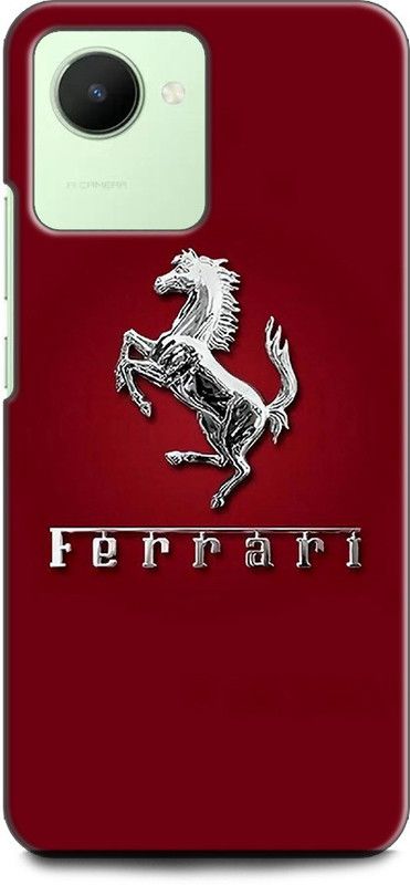 WallCraft Back Cover for Realme C30s, RMX3690 FERRARI, FERRARI LOGO, FERRARI SYMBOL  (Multicolor, Dual Protection, Pack of: 1)