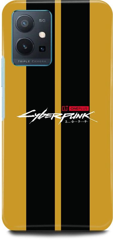 JUGGA Back Cover for OPPO K10, CPH2373, CYBERPUNK, GAME, LOGO, SIGN  (Yellow, Hard Case, Pack of: 1)