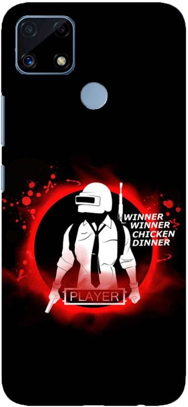 NDCOM Back Cover for Realme C25s Pubg Logo Printed  (Multicolor, Hard Case, Pack of: 1)