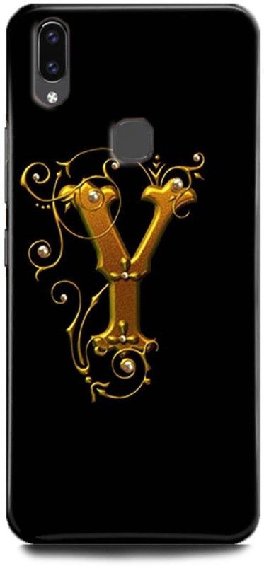 FIKORA Back Cover for Vivo Y95/1807 Y LETTER PRINTED  (Multicolor, Hard Case, Pack of: 1)