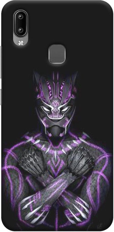 SP KING Back Cover for Vivo Y83 pro  (Black, Purple, 3D Case)