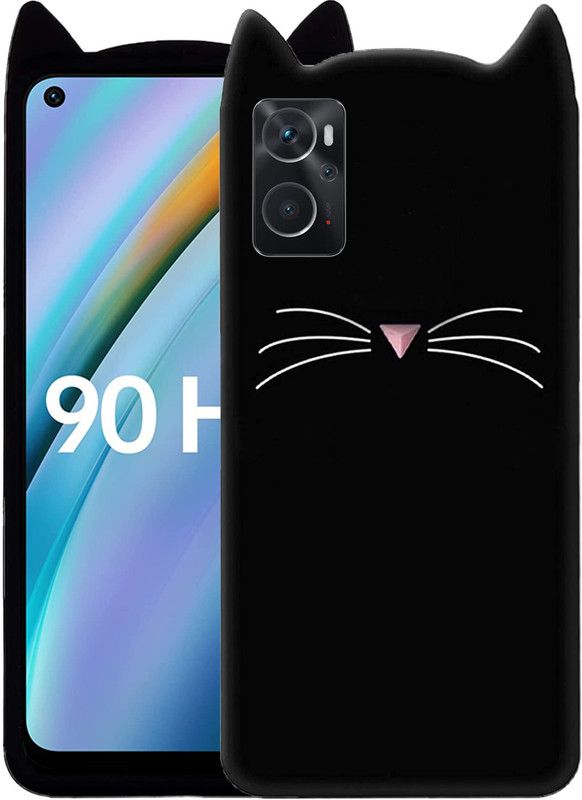 Meephone Back Cover for OPPO K10  (Black, Flexible, Silicon)
