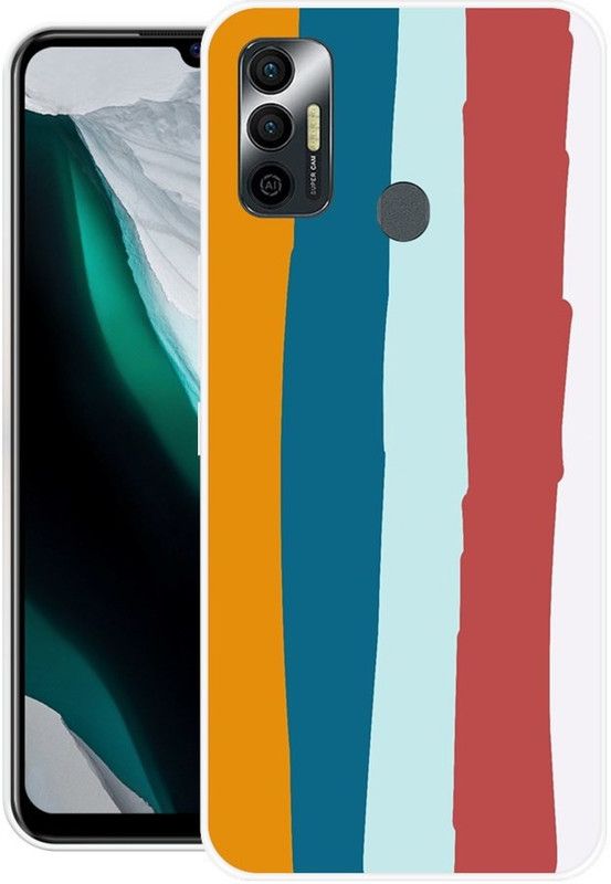 vaidik Back Cover for Tecno Spark 7T  (Multicolor, Dual Protection, Silicon, Pack of: 283)