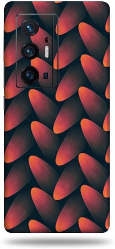 CLAXA Red Leafs Vivo X 70 Pro plus Back Skin Guard, Red Leafs Mobile Skin  (Red Leafs Skin With Super matte finish)