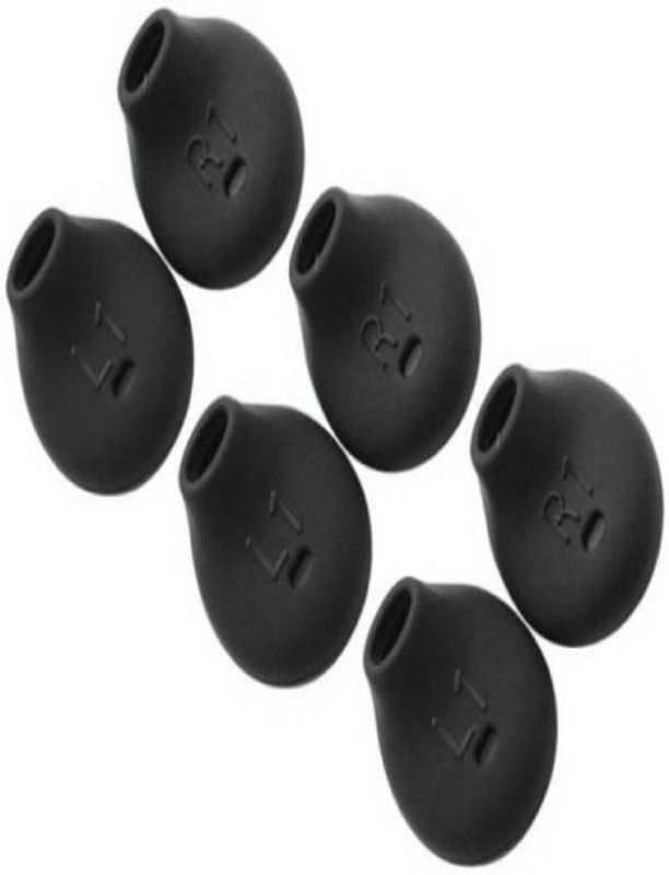 THE DARK NIGHT Qweezer Earbuds for Level u black ( 6pcs ) In The Ear H... In The Ear Headphone Cushion  (Pack of 1, Multicolor)