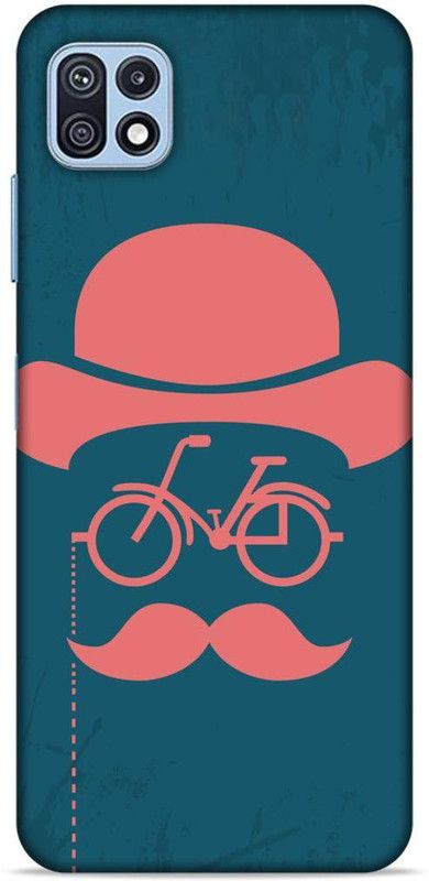 Keviv Back Cover for Samsung Galaxy F42 5G, Samsung Galaxy A22 5G  (Blue, Red, Hard Case)