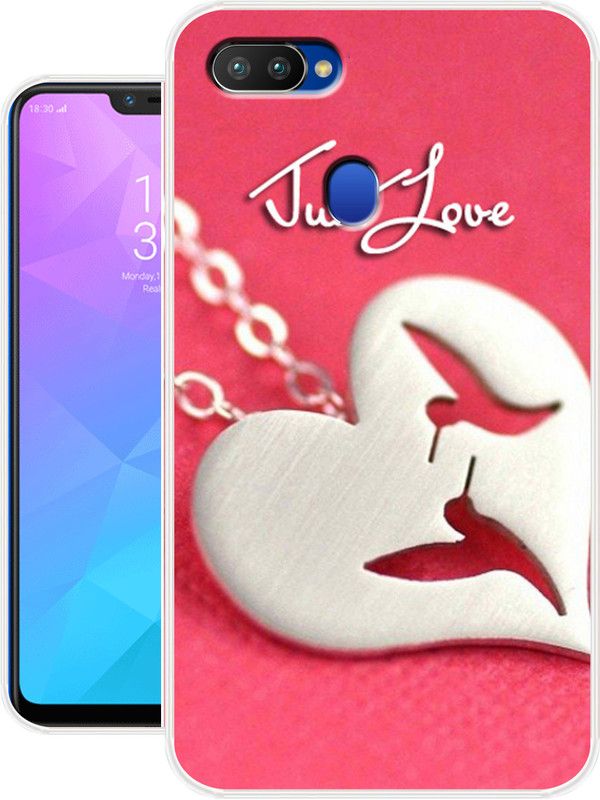 Allit Back Cover for Oppo A5  (Pink, Dual Protection, Silicon, Pack of: 1)