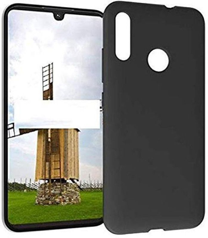 Amzio Back Cover for Motorola Moto E6 Plus, Motorola Moto E6s  (Black)