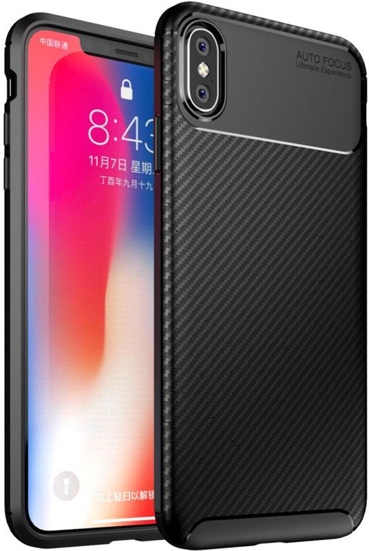 Kapa Back Cover for Apple iPhone X / XS  (Black, Pack of: 0)