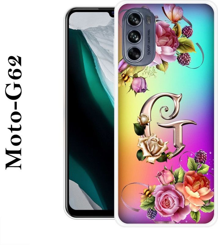SIMAWAT Back Cover for Motorola Moto G62  (Multicolor, Grip Case, Silicon)