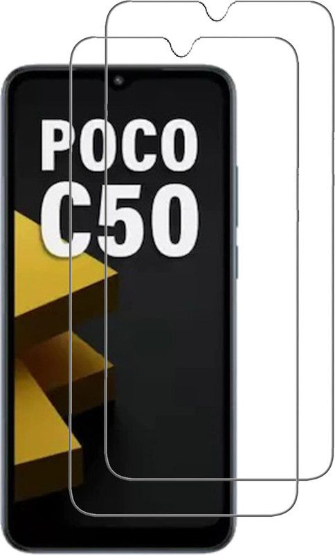 NKCASE Tempered Glass Guard for POCO C51, POCO C50, POCO C31, Mi Redmi 11 Prime, Mi A1, Redmi 10A, Redmi 9A Sport, Redmi 9 Activ, Redmi 9A, Redmi 9, Redmi 9i, Mi Redmi 9 Prime, Poco M57  (Pack of 2)
