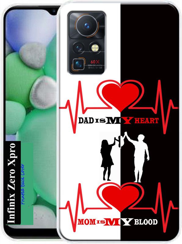 MORITZ Back Cover for Infinix Zero X Pro  (Multicolor, Dual Protection, Silicon, Pack of: 1)