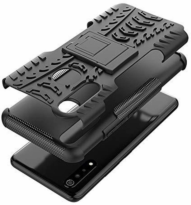 SmartPoint Bumper Case for Vivo Z5x (2020) 6.53"  (Black, Rugged Armor, Pack of: 1)
