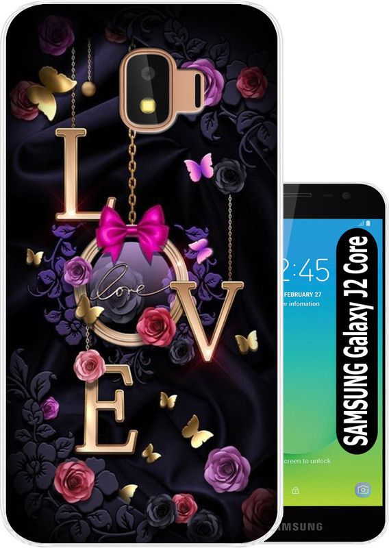 Hostprint Back Cover for Samsung Galaxy J2 Core  (Multicolor, Flexible, Silicon, Pack of: 1)