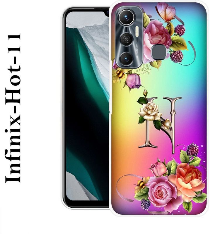 LOVETHINK Back Cover for Infinix Hot 11  (Multicolor, Grip Case, Silicon)