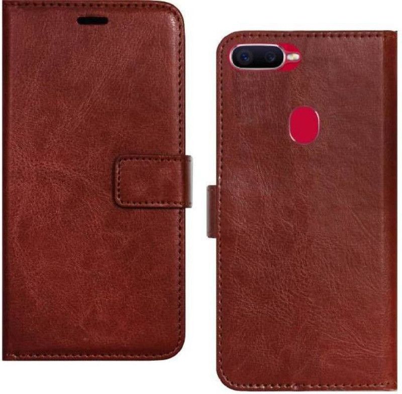 PerfectBuyShop Flip Cover for Realme U1  (Brown, Pack of: 1)