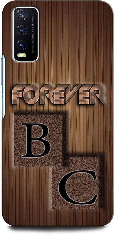 INTELLIZE Back Cover for VIVO Y12G  (Brown, Hard Case, Pack of: 1)