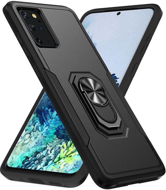 TURTLE Back Cover for Samsung Galaxy S20+ / Galaxy S20 PLUS  (Black, Dual Protection, Pack of: 1)
