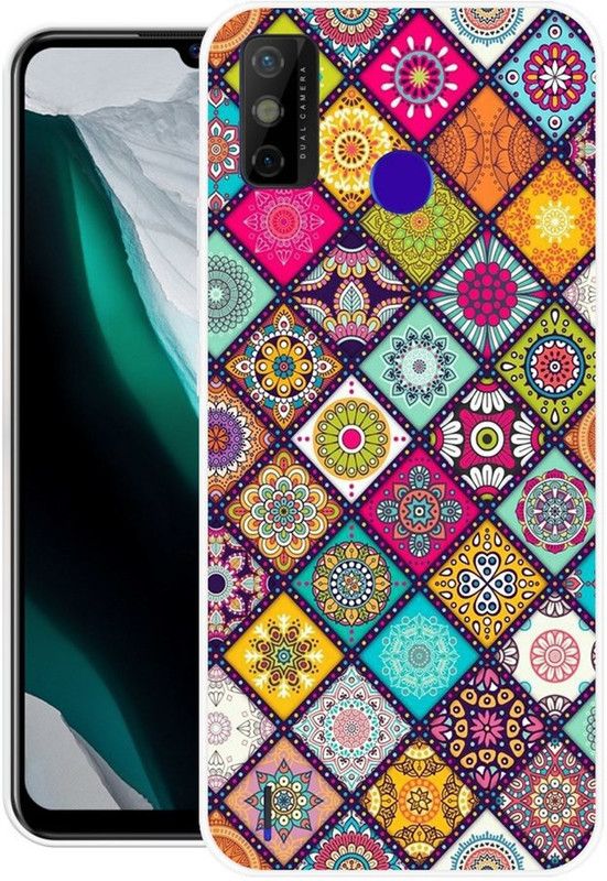 Printcase Back Cover for Tecno Spark 6Go, Tecno Spark Go 2020  (Multicolor, Dual Protection, Silicon, Pack of: 1)