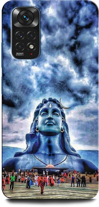 GRAFIQE Back Cover for Redmi Note 11 SHIVJI, LORD SHIVA, MAHADEV, BHOLENATH  (Multicolor, Shock Proof, Pack of: 1)