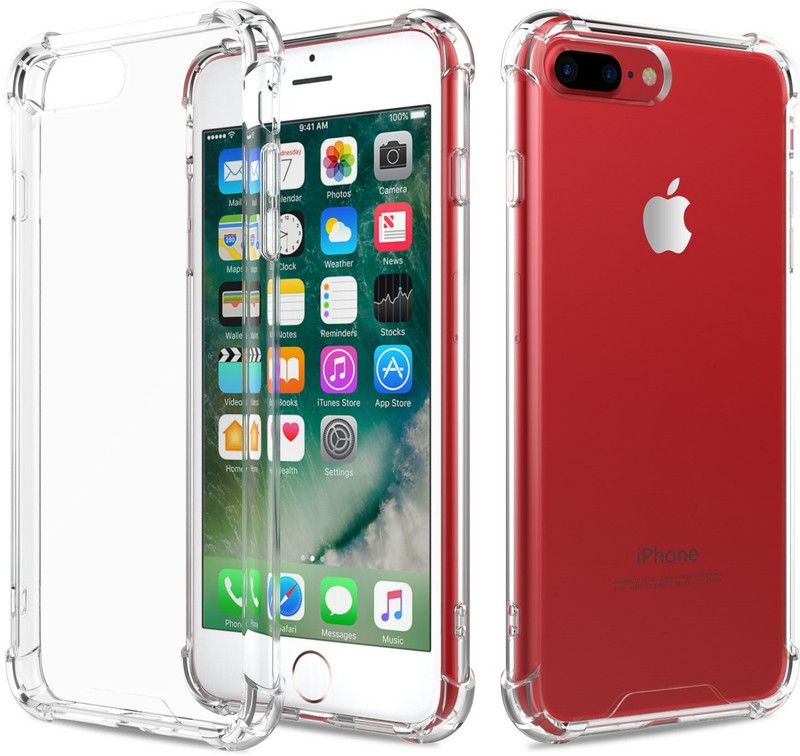 Spectacular ace Back Cover for Apple iPhone 8 Plus  (Transparent, Dual Protection)