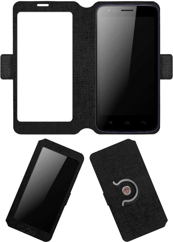 ACM Flip Cover for Videocon Infinium Z50q Star  (Black, Cases with Holder, Pack of: 1)
