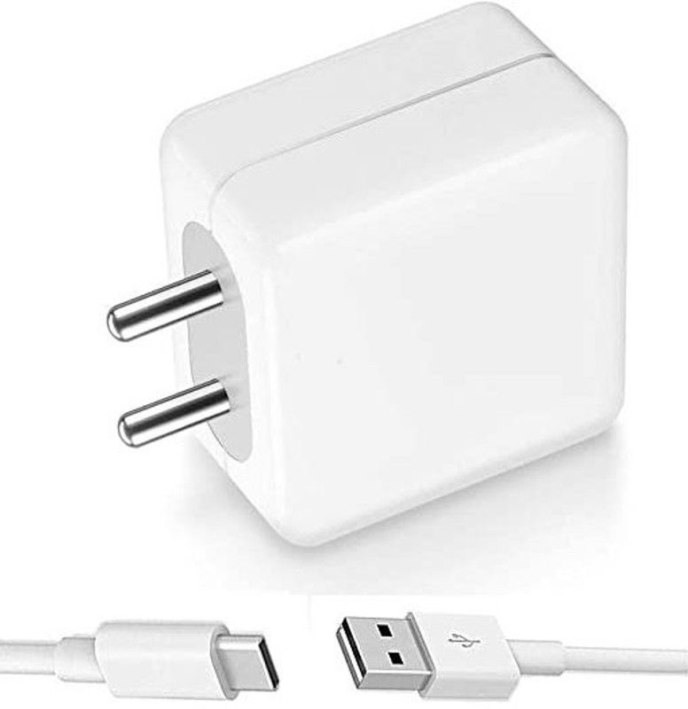 Bxeno 30 W NA 5 A Mobile 5V/4A 30W Realme VOOC Fast Charger Type-C For realme x,/ realme xt Realme 6 Pro Charger with Detachable Cable  (White, Cable Included)