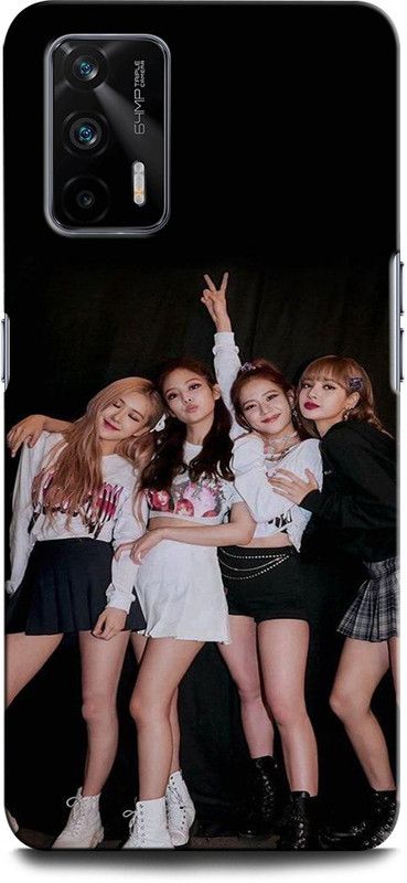 INTELLIZE Back Cover for Realme X7 Max RMX3031 LISA, JENNIE, ROSE, JISOO, BLACK PINK GIRL  (Multicolor, Hard Case, Pack of: 1)