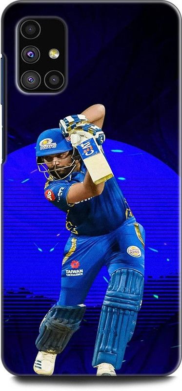 Afterglow Back Cover for SAMSUNG Galaxy M51 ROHIT SHARMA, BCCI,CRICKETER, INDIAN KHILADI, IPL, MI, T20  (Multicolor, Shock Proof)