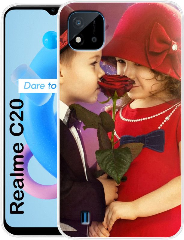 Tokito Back Cover for Realme C20 Mobile Back Cover, Realme C20  (Multicolor, Grip Case, Silicon, Pack of: 1)