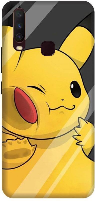 URCHIN Back Cover for vivoY15 Pikachu, Cartoon, Pokemon, Cute, Pikachu Pokemon, Love  (Multicolor, Shock Proof, Pack of: 1)