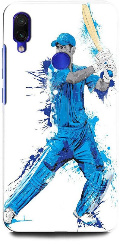 INTELLIZE Back Cover for Redmi Note 7 Pro MZB7700IN MS DHONI 7, MAHENDRA SINGH DHONI, DHONI, CRICKET, JERSEY  (Multicolor, Hard Case, Pack of: 1)
