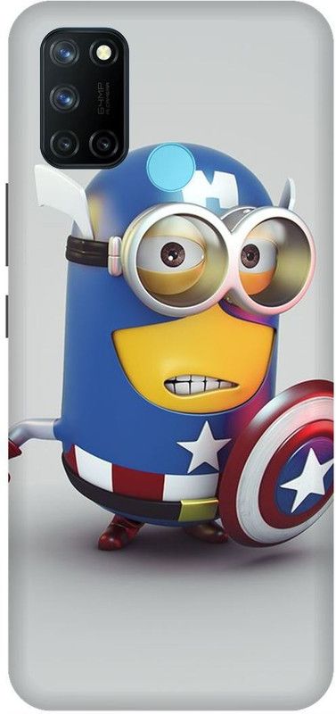 SSMORYA Back Cover for Realme 7i, Realme C17, Minions Multicolour Printed  (Multicolor, Hard Case, Pack of: 1)