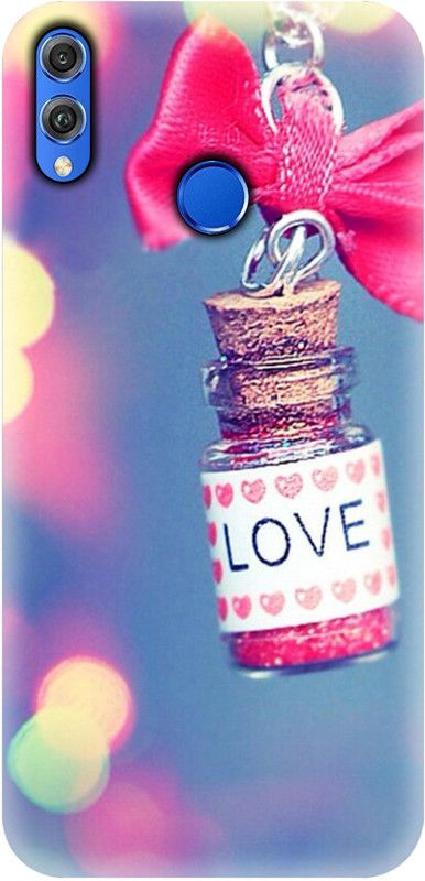 Smutty Back Cover for Honor 8X - Love Print  (Multicolor, Hard Case, Pack of: 1)