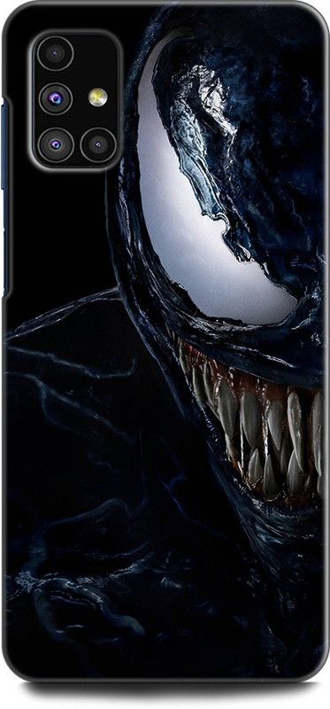 Afterglow Back Cover for SAMSUNG Galaxy M51 VENOM, MARVAL, COMIC, SPIDERMAN, ANTI HERO, SUPERHERO  (Multicolor, Shock Proof, Pack of: 1)