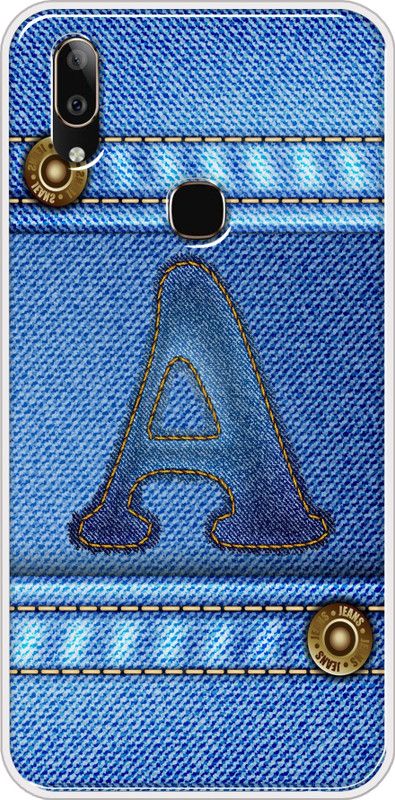 Appcityprint Back Cover for Vivo V11  (Blue, Grip Case, Silicon, Pack of: 1)