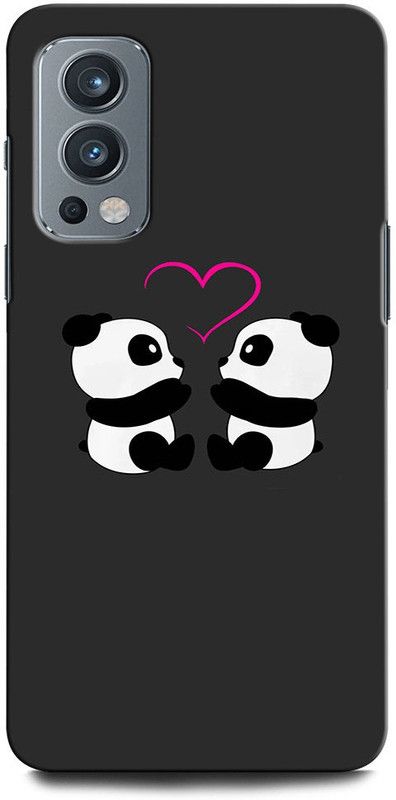 ORBIQE Back Cover for OnePlus Nord 2  (Black, White, Pack of: 1)