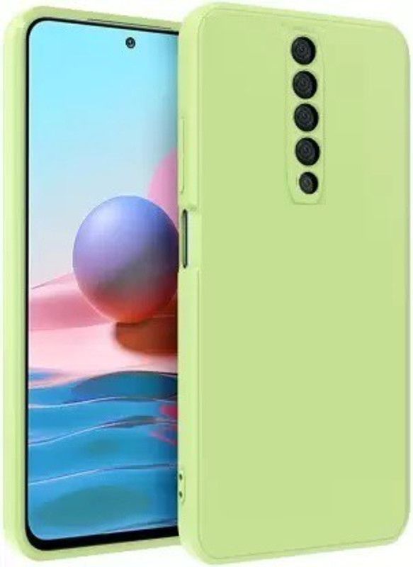 NewSelect Back Cover for POCO X2, POCO K30, K30 5G  (Green, Grip Case, Pack of: 1)