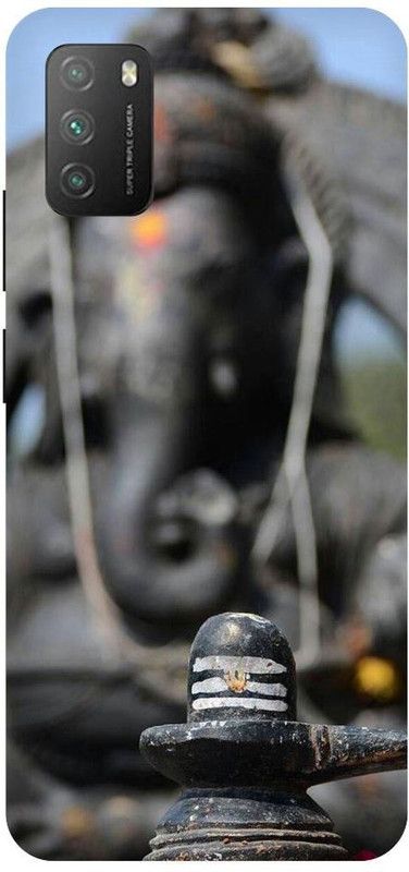 URCHIN Back Cover for Poco M3 Shivji, Lord Shiva, Mahadev, Bholenath, Neelkhant, Tridev, God  (Multicolor, Shock Proof, Pack of: 1)
