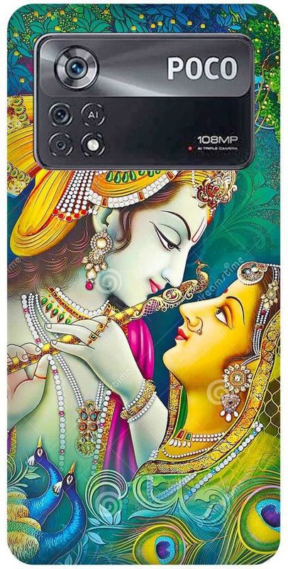 play fast Back Cover for POCO X4 Pro 5G, RADHA, KRISHAN, KRISHNA, KANHAIYA  (Multicolor, Hard Case, Pack of: 1)