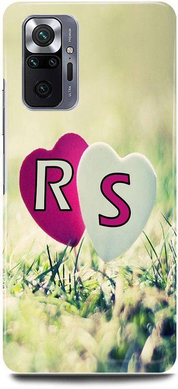 JUGGA Back Cover for Redmi Note 10 Pro, R LOVES S NAME,R NAME, S LETTER, ALPHABET,R LOVE S NAME  (Green, Hard Case, Pack of: 1)