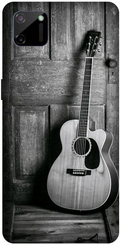 URCHIN Back Cover for Poco C3 guitar, guitar love, cool, love, music, instuments, black and white  (Multicolor, Shock Proof, Pack of: 1)