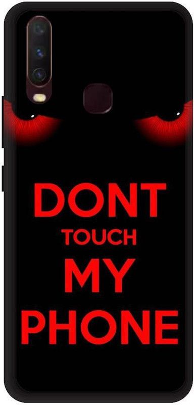 URCHIN Back Cover for vivoY12Don’t touch my phone, Attitude, Love, Cool, Boys  (Multicolor, Shock Proof, Pack of: 1)