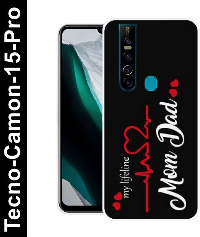 Pedimore Back Cover for TECNO Camon 15 Pro  (Multicolor, Grip Case, Silicon)