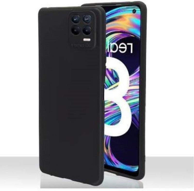 Skcase Back Cover for Realme 8 5G, Realme 8S 5G, Realme Narzo 30 5G  (Black, Matte Finish, Pack of: 1)