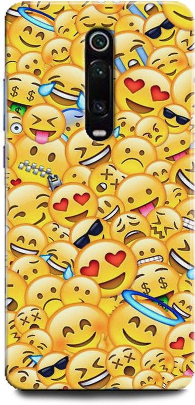 INDICRAFT Back Cover for Mi Redmi K20, Emoji, Printed  (Multicolor, Shock Proof, Pack of: 1)