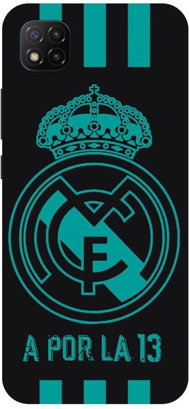 UMPRINT Back Cover for Poco C3/MZB07RJIN Real Madrid, Football, Madrid Emblem Printed Back Cover  (Multicolor, Hard Case, Pack of: 1)