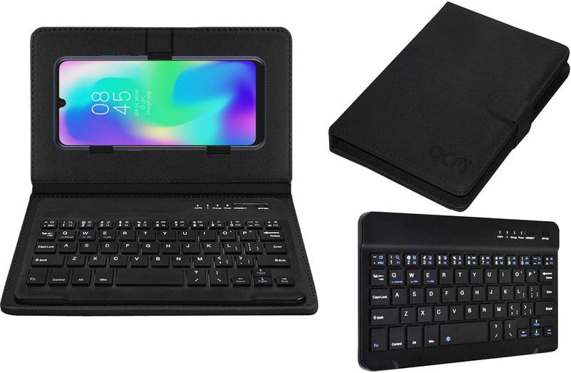 ACM Keyboard Case for Tecno Spark Power  (Black, Cases with Holder, Pack of: 1)